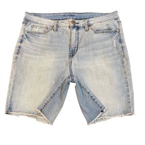 Seven7 Light‎ Wash Denim Cutoff Bermuda Shorts – Size 16